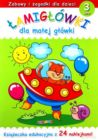 Łamigłówki dla małej główki 3 lata - Maria Molenda [KSIĄŻKA]