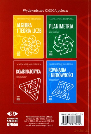 Matematyka olimpijska. Kombinatoryka - Adam Neugebauer. Beata Bogdańska [KSIĄŻKA]