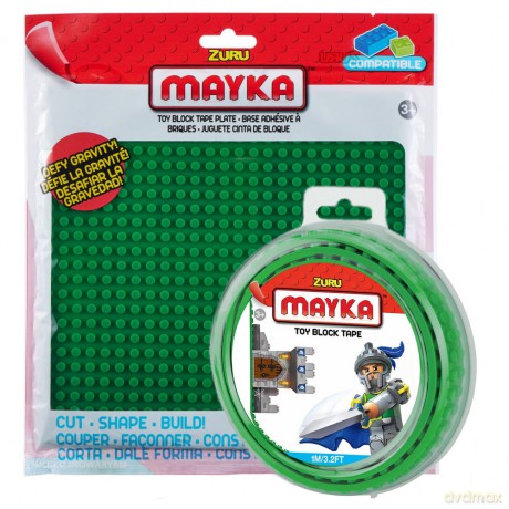 Mayka - Baza do budowania 20x20 cm  Mata Klocki Płytka konstrukcyjna (wysyłka losowa)