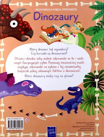 Moja wielka księga odpowiedzi. Dinozaury [KSIĄŻKA]