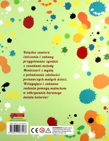 Montessori: Moja pierwsza książka o kolorach - Chiara Piroddi [KSIĄŻKA]