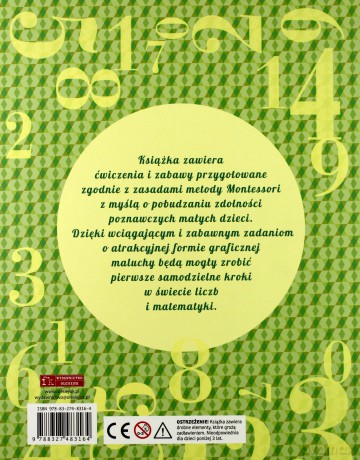 Montessori: Moja pierwsza książka o liczbach - Chiara Piroddi [KSIĄŻKA]