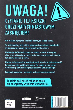 Najnudniejsza książka świata - dr Hardwick, prof. K. McCoy [KSIĄŻKA]