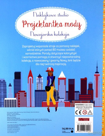 Naklejkowe studio. Projektantka mody [KSIĄŻKA]