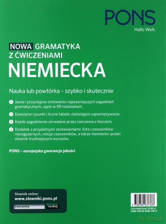 Nowa gramatyka z ćwiczeniami. Niemiecki - Fandrych Christian, Tallowitz Ulrike [KSIĄŻKA]