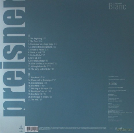 3 Colours: Blanc soundtrack (Trzy Kolory: Biały) [Winyl]+[CD]