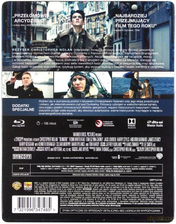 Dunkierka (steelbook) [2xBlu-Ray]