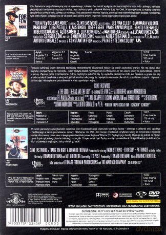 Kolekcja Clint Eastwood: Za kilka dolarów więcej / Dobrzy źli, brzydcy / Powieście go wysoko [BOX] [3DVD]