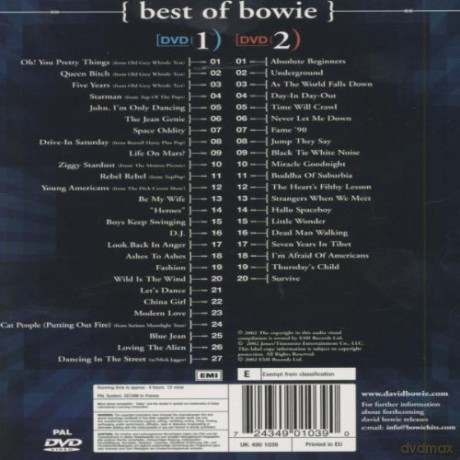 David Bowie: Best of Bowie [2DVD]