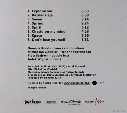 Dominik Kisiel Exploration Quartet: Exploration (digipack) [CD]