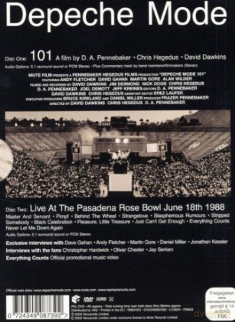 Depeche Mode: 101 [2DVD]
