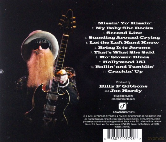 Billy Gibbons: The Big Bad Blues [CD]