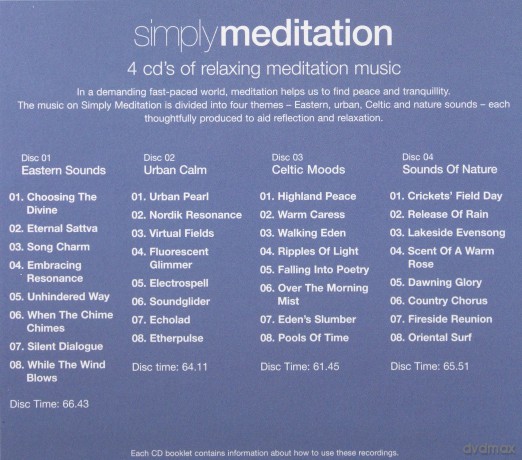 Various Artists: Simply Meditation [4CD]