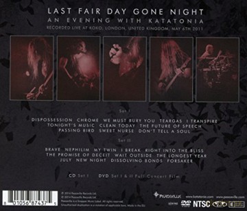Katatonia: Last Fair Day Gone Night [CD]+[DVD]