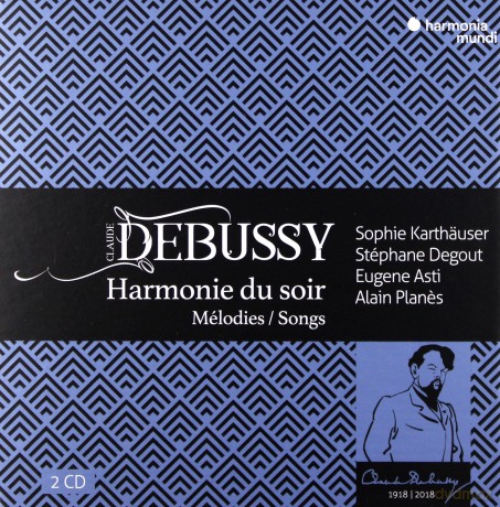 Debussy: Melodies Karthauser Degout Asti Planes (digipack) [2CD]