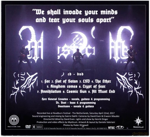 Mysticum: Never Stop The Madness (digipack) [CD]+[DVD]