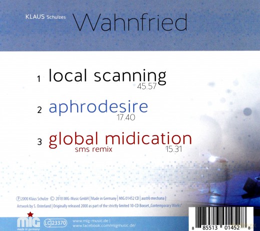 Klaus Schulze's Wahnfried: Trance 4 Motion (digipack) [CD]