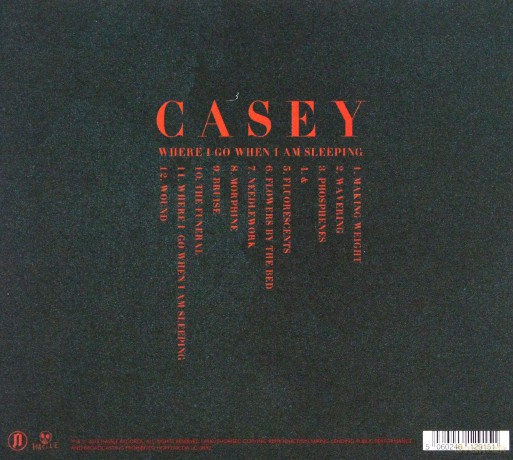 Casey: Where I Go When I Am Sleeping (digipack) [CD]