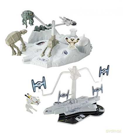 Hot Wheels Star Wars Zestaw Starcie z AT-AT (Gwiezdne Wojny)