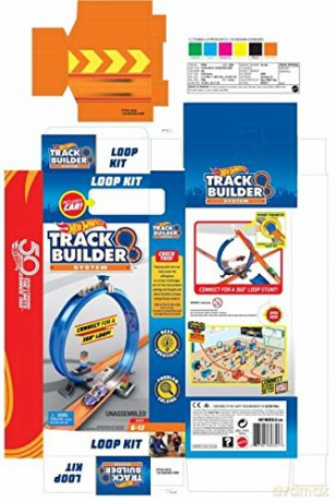 Hot Wheels Track Builder Akcesoria do rozbudowy + Samochodzik
