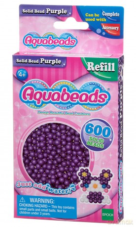 Aquabeads Fioletowe lite koraliki