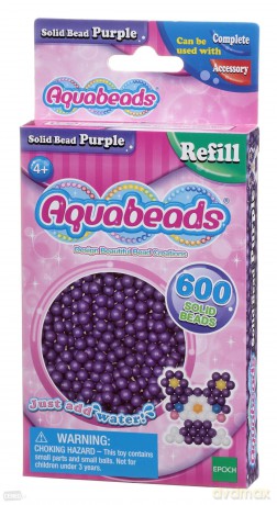 Aquabeads Fioletowe lite koraliki