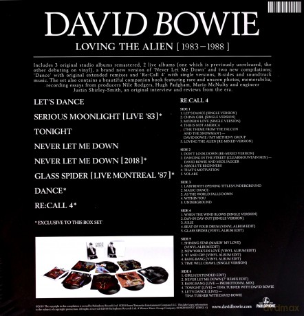 David Bowie: Loving The Alien (1983 - 1988) [15xWinyl]