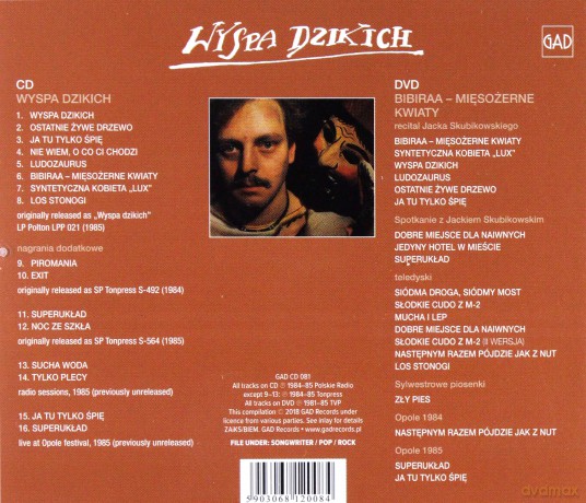 Jacek Skubikowski: Wyspa Dzikich [CD]+[DVD]