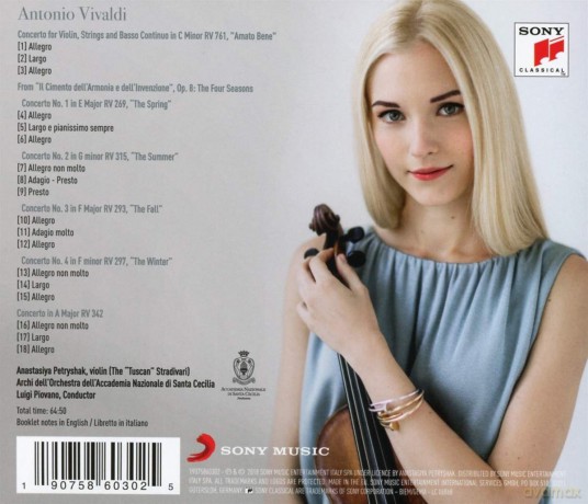 Anastasiya Petryshak: Amato Bene [CD]