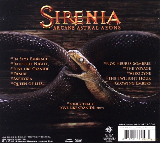Sirenia: Arcane Astral Aeons (digipack) [CD]