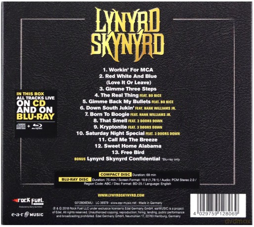 Lynyrd Skynyrd: Live In Atlantic City [Blu-Ray]+[CD]
