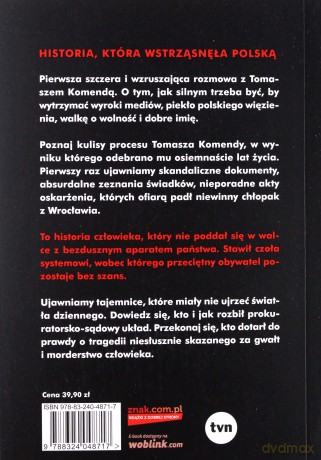 25 Lat Niewinności. Historia Tomasza Komendy - Grzegorz Głuszak [KSIĄŻKA]