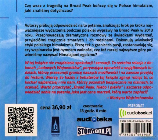 Broad Peak Niebo i Piekło - Bartek Dobroch, Przemysław Wilczyński [AUDIOBOOK]