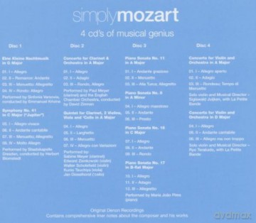 Various Artists: Simply Mozart [4CD]