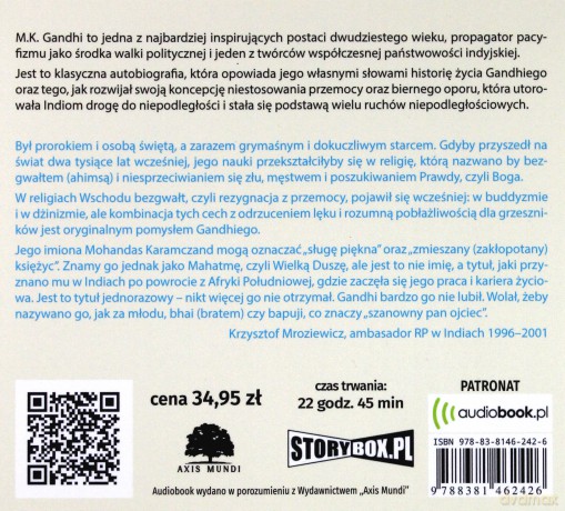 Ghandi Autobiografia Dzieje Moich Poszukiwań Prawdy - M. K. Gandhi [AUDIOBOOK]