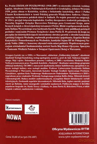 Harcerz Ułan Kapłan Ksiądz Zdzisław Peszkowski 1918-2007 - Grzegorz Łęcicki [KSIĄŻKA]