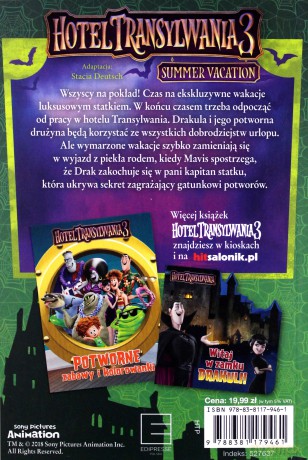 Hotel Transylwania Powieść Filmowa (Tom 3) [KSIĄŻKA]