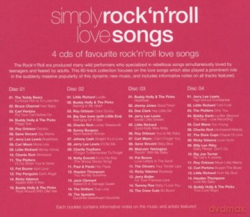Various Artists: Simply Rock'n'roll Love Songs [4CD]