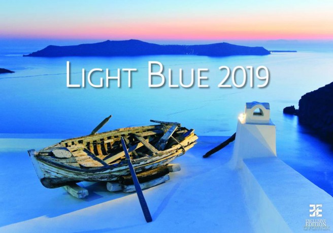 Kalendarz 2019 Light Blue Ex [KALENDARZ]