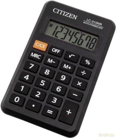 Kalkulator Kieszonkowy Lc-310nr Citizen 8 Cyfrowy