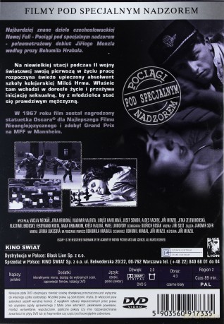 Pociągi pod specjalnym nadzorem [DVD]