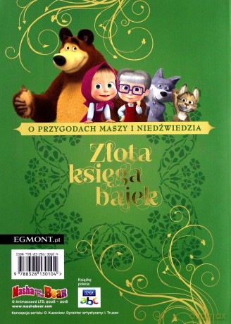 Masza i Niedźwiedź Złota Księga Bajek - Magdalena Stojicic [KSIĄŻKA]