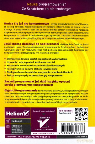 Młodzi Giganci Programowania Scratch - Radosław Kulesza, Sebastian Langa, Dawid Leśniakiewicz [KSIĄŻKA]