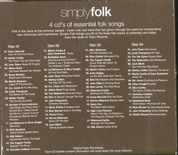 Various Artists: Simply Folk [4CD]