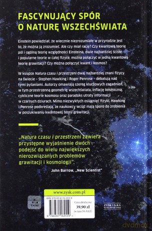 Natura Czasu i Przestrzeni - Stephen W.Hawking [KSIĄŻKA]