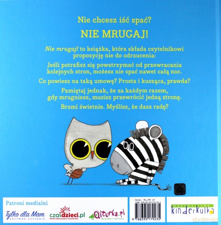 Nie Mrugaj - Amy Krouse Rosenthal, David Roberts [KSIĄŻKA]