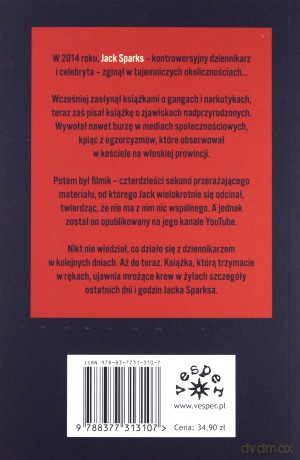 Ostatnie Dni Jacka Sparksa - Jason Arnopp [KSIĄŻKA]