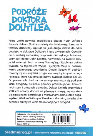 Podróże Doktora Dolittlea - Hugh Lofting [KSIĄŻKA]