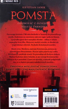 Pomsta Opowieść z Dziejów Miasta Tarnowa - Janik Krystian [KSIĄŻKA]