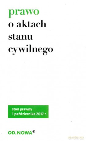 Prawo o Aktach Stanu Cywilnego [KSIĄŻKA]